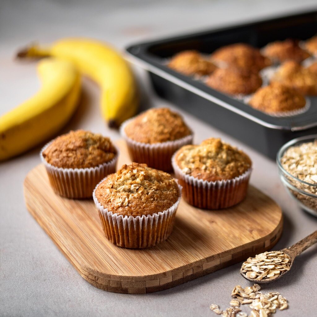 Banana Oat Muffins Banana Oat Muffins